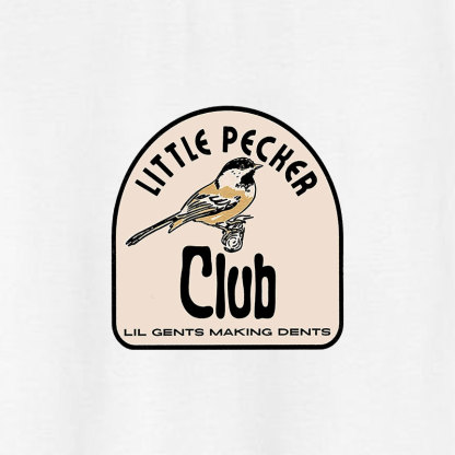 LITTLE PECKER CLUB LIL GENTS MAKING DENTS Print T-Shirt