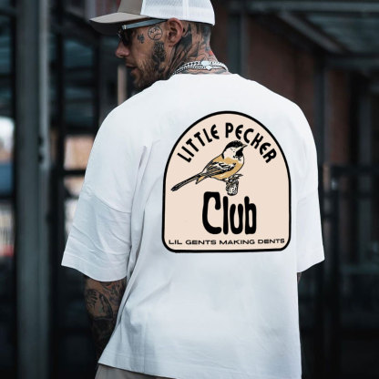 LITTLE PECKER CLUB LIL GENTS MAKING DENTS Print T-Shirt