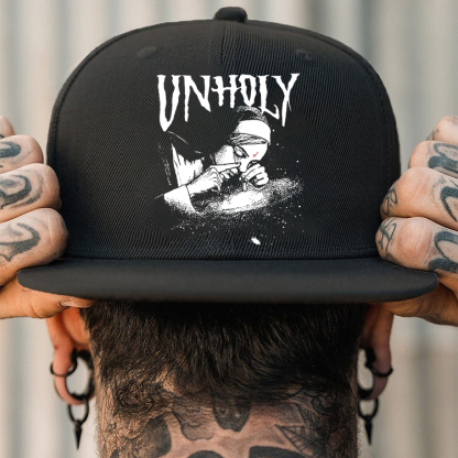 UNHOLY Smoking Nun Fashion Cap