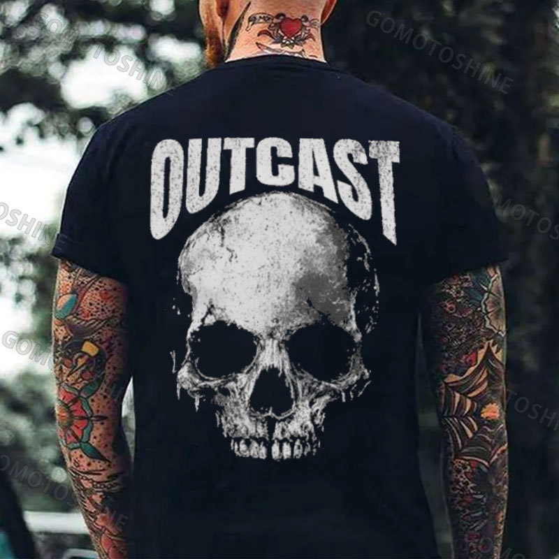 OUTCAST Skull Print Men's T-Shirt