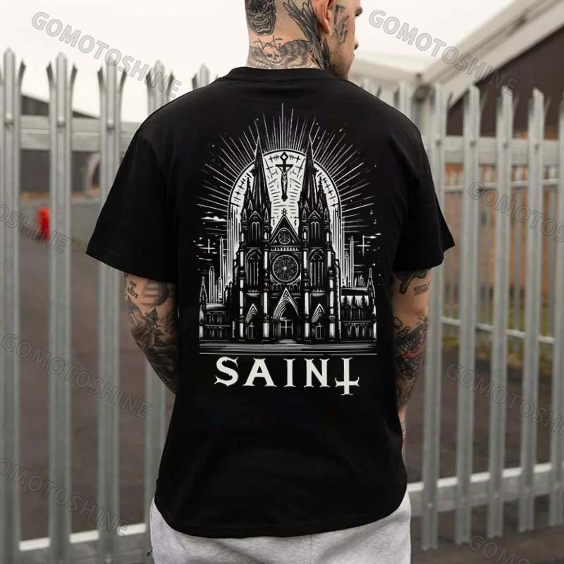 SAINT Church Print Men's T-Shirt