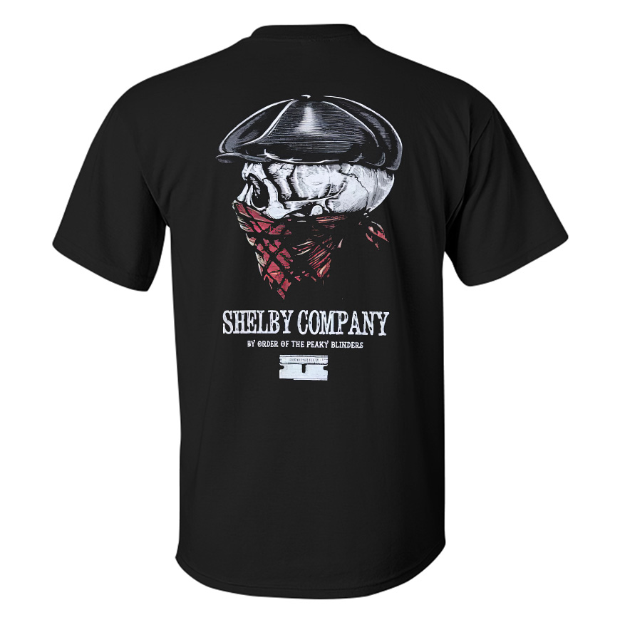 Shelby Company By Order Of The Peaky Blinders Skull Print Men's T-shirt