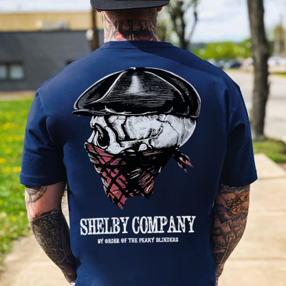Shelby Company By Order Of The Peaky Blinders Skull Print Men's T-shirt