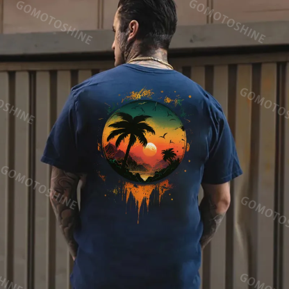 Holiday Paradise Printed Men's T-shirt