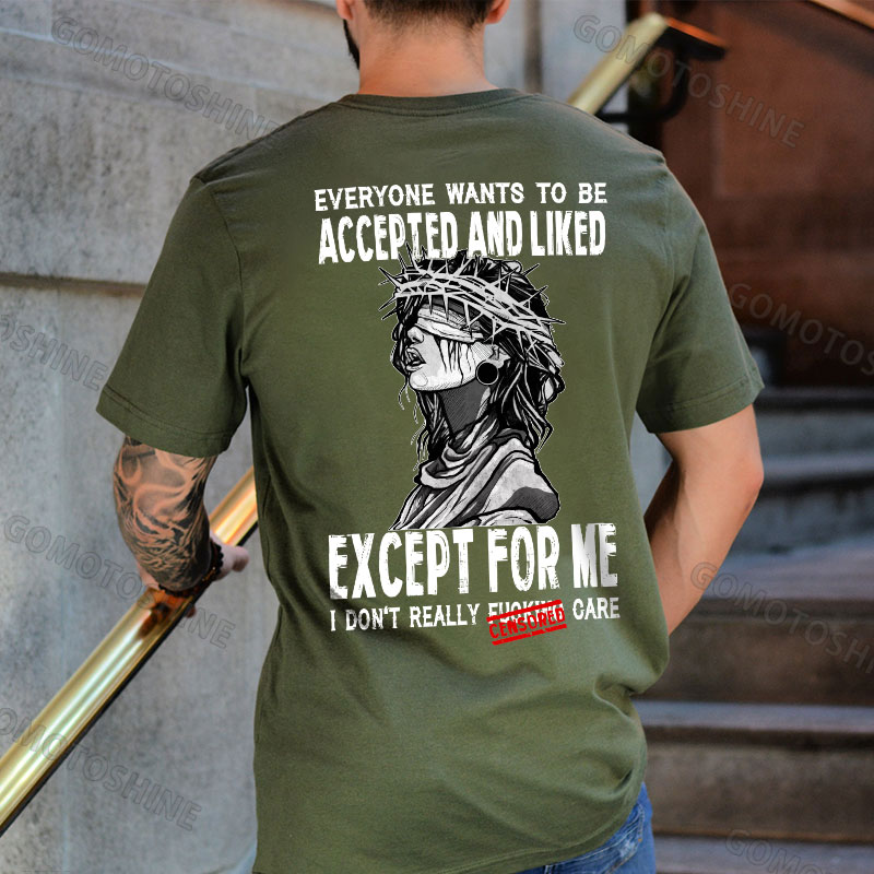 EVERYONE WANTS TO BE ACCEPTED AND LIKED Queen Of Thorns Print Men's T-Shirt