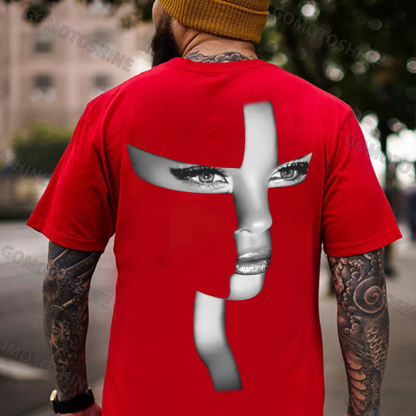 Fashion Woman Print Men's T-Shirt