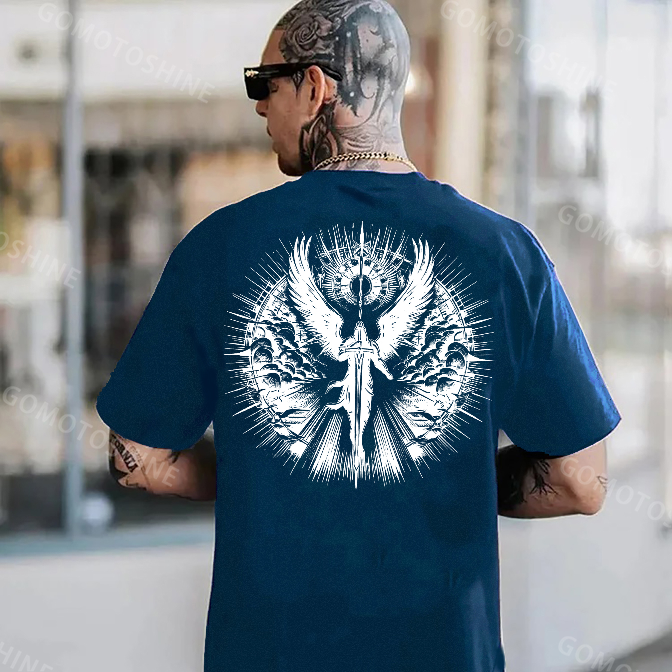 Angel Knight Print Men's T-Shirt