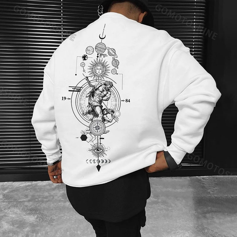 God's Judgment Print Men's Hoodie