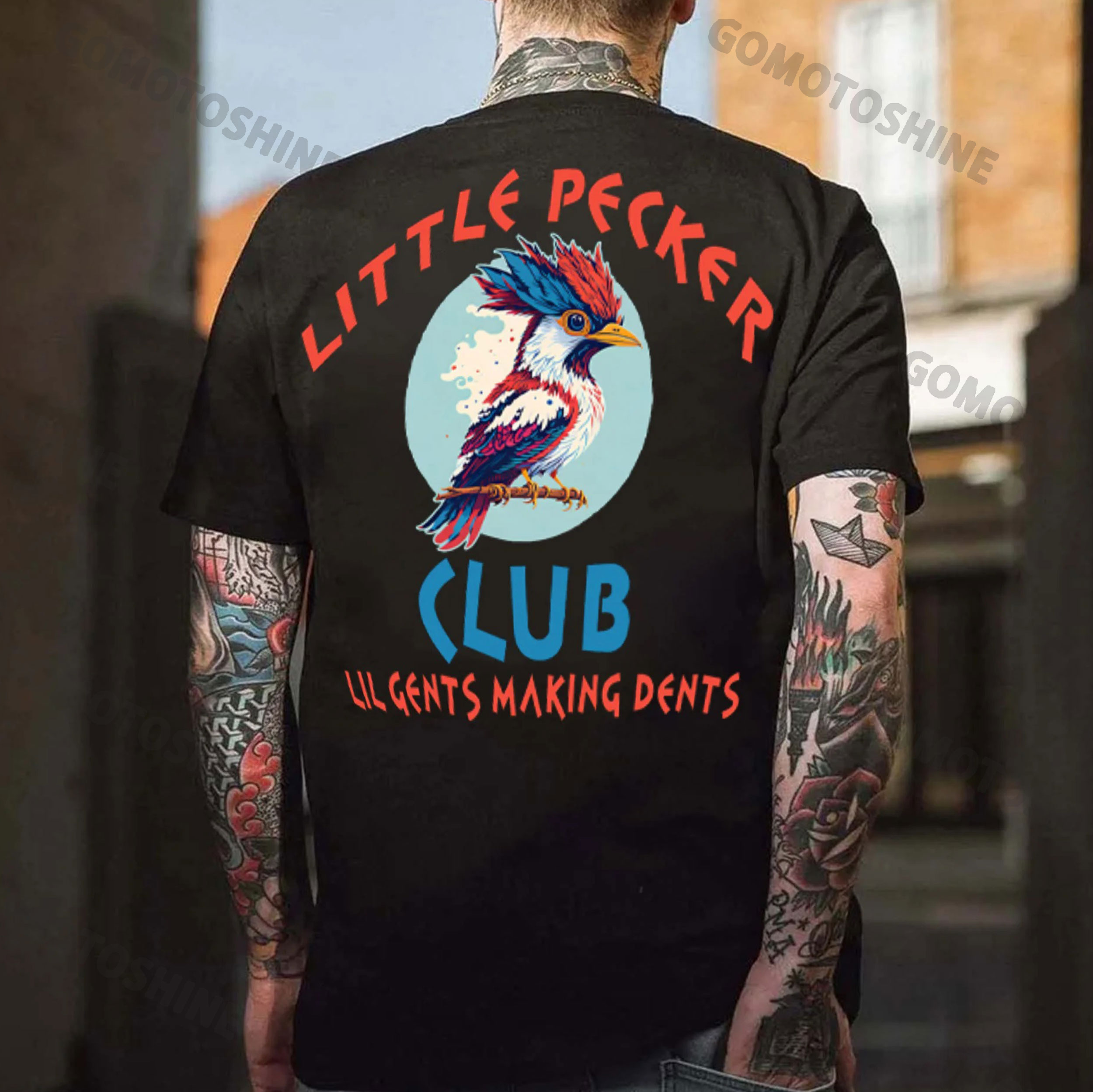 LITTLE PECKER CLUB Print Men's T-Shirt