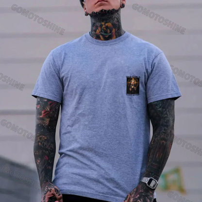 BAD GIRLS TASTE BETTER Sexy Tattooed Nun Print Men's T-Shirt