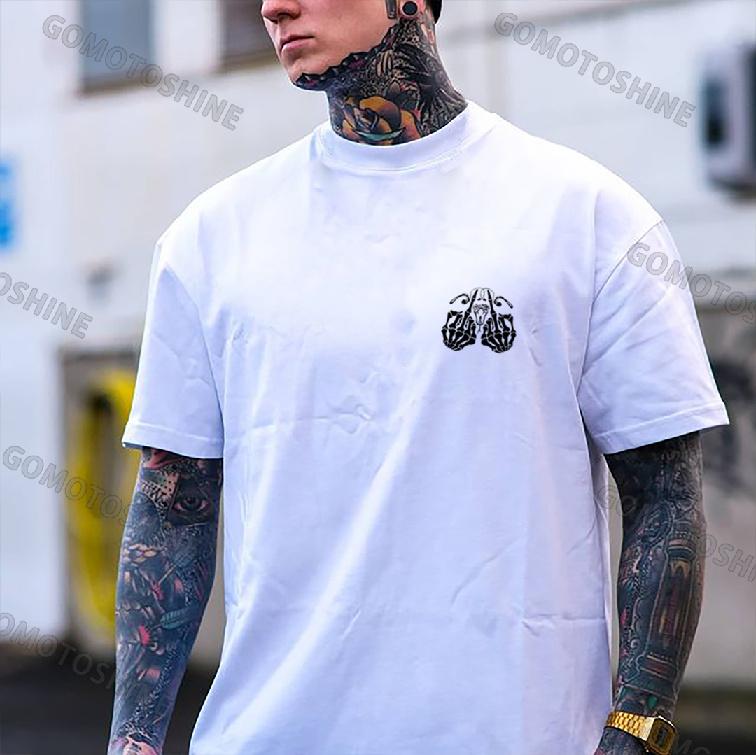 F*CK AROUND AND FIND OUT Bones Black Print T-shirt