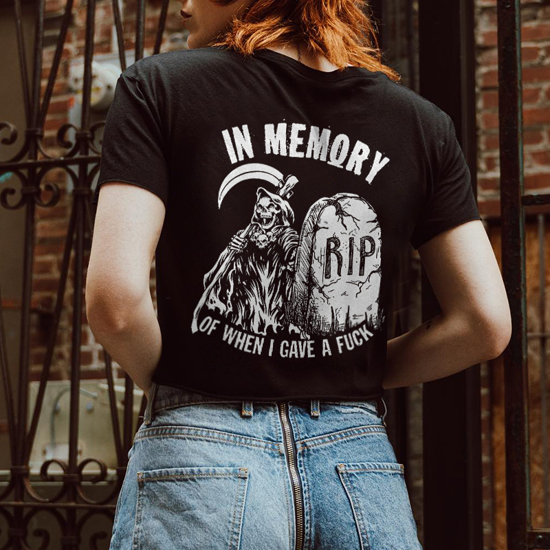 In Memory Printed Women's T-shirt