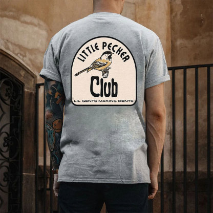 LITTLE PECKER CLUB LIL GENTS MAKING DENTS Print T-Shirt