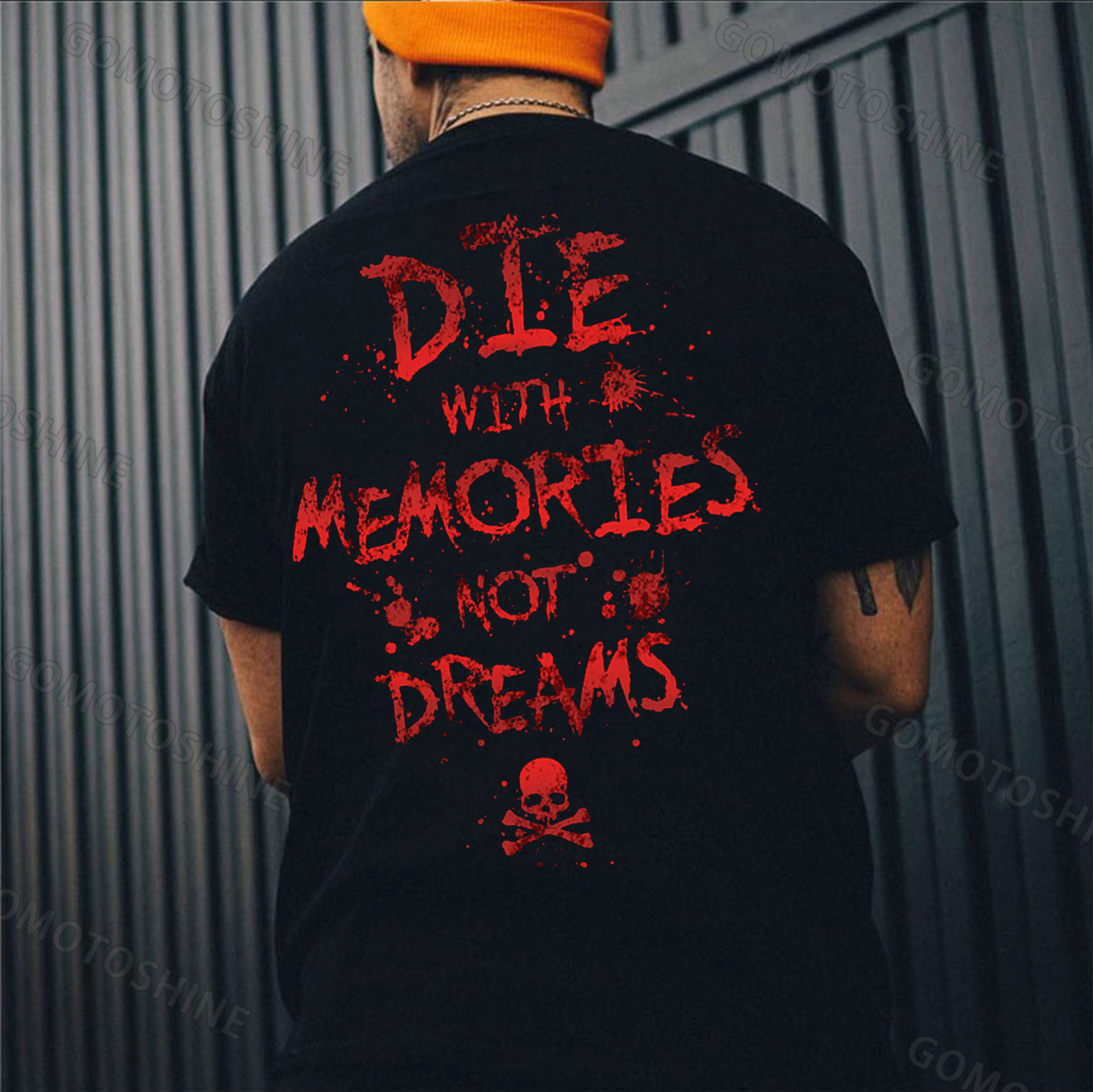 DIE WITH MEMORIES NOT DREAMS Print Men's T-Shirt
