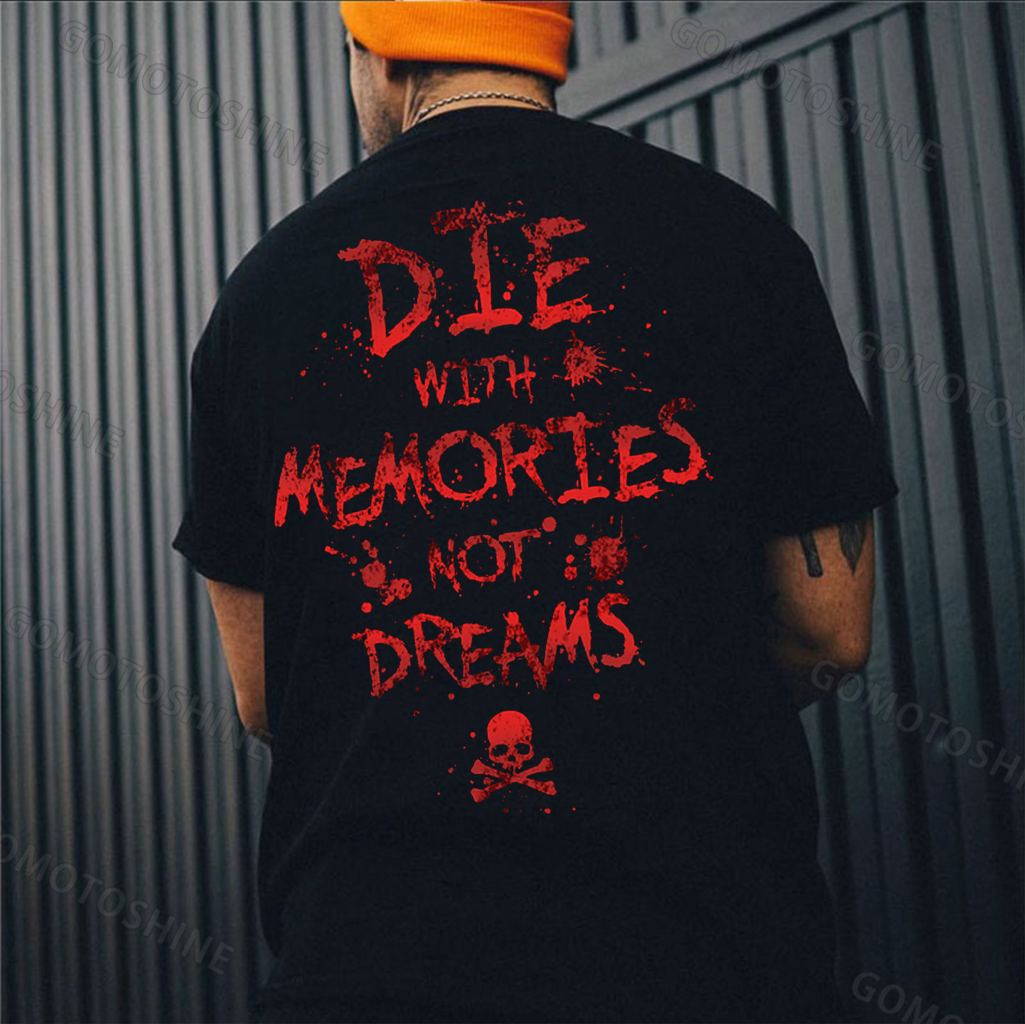 DIE WITH MEMORIES NOT DREAMS Print Men's T-Shirt