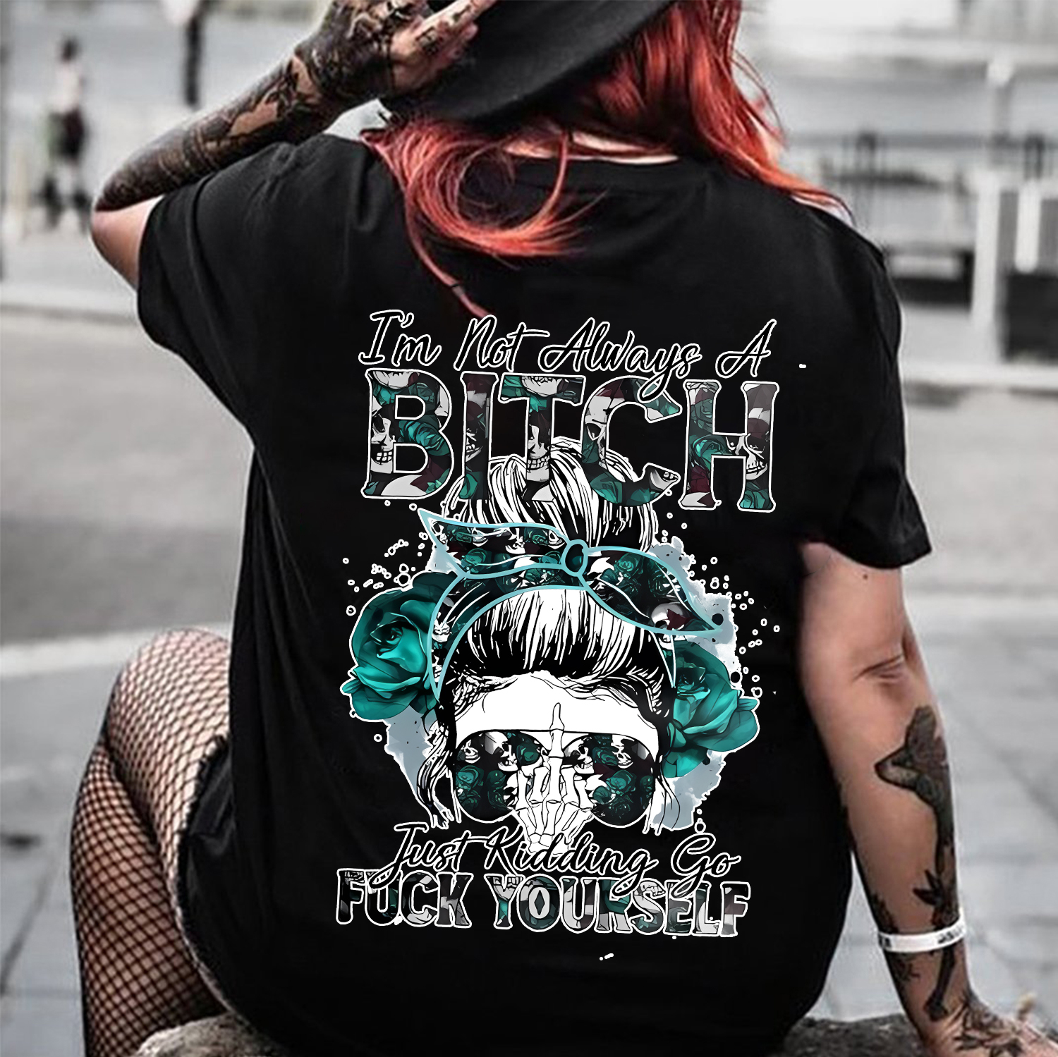 I'M NOT ALWAYS OF BITCH Print Women's T-shirt