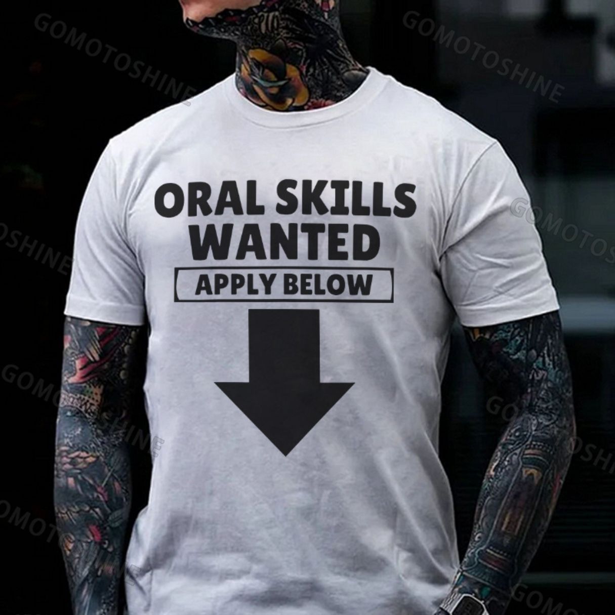 ORAL SKILLS WANTED APPLY BELOW Print Men's T-shirt