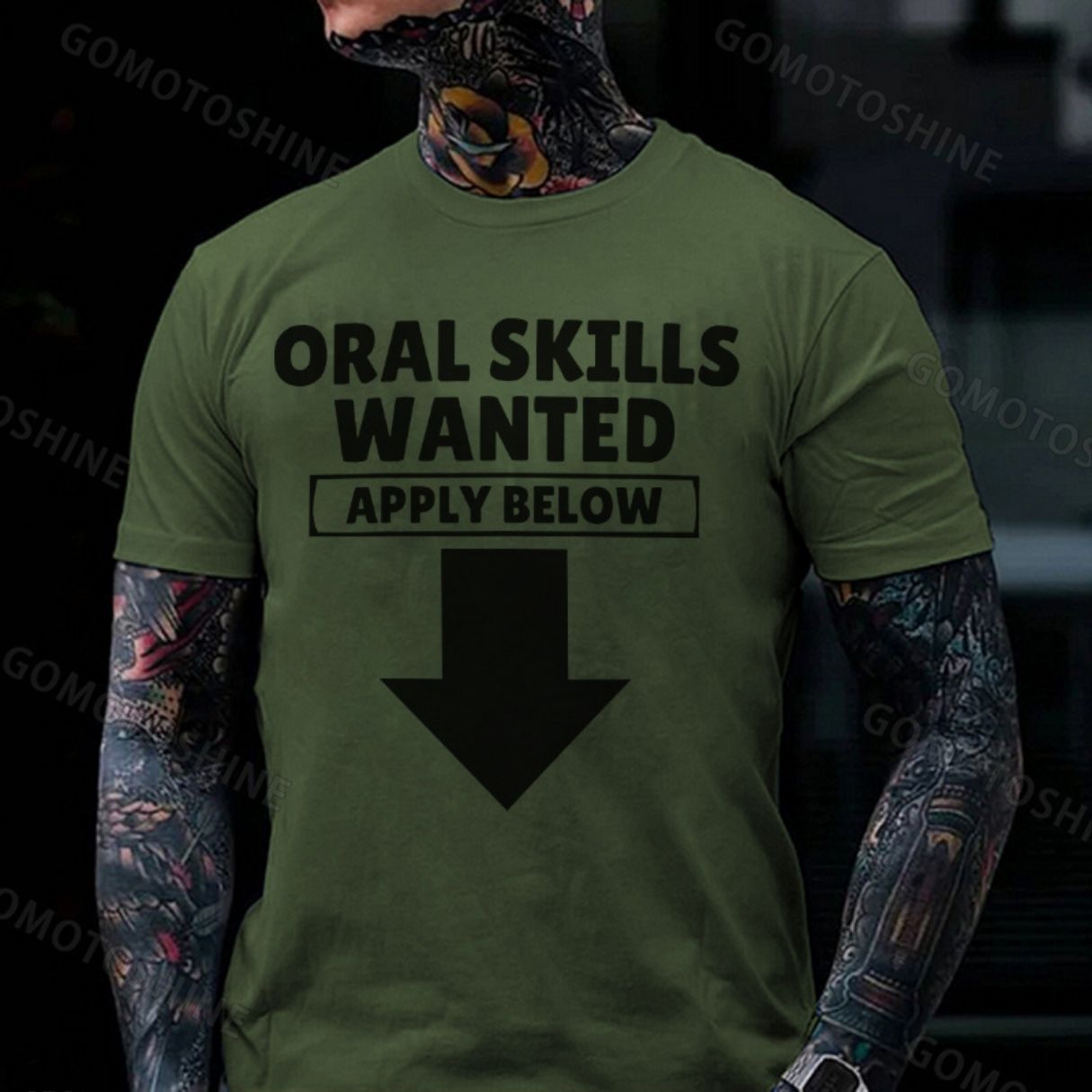 ORAL SKILLS WANTED APPLY BELOW Print Men's T-shirt