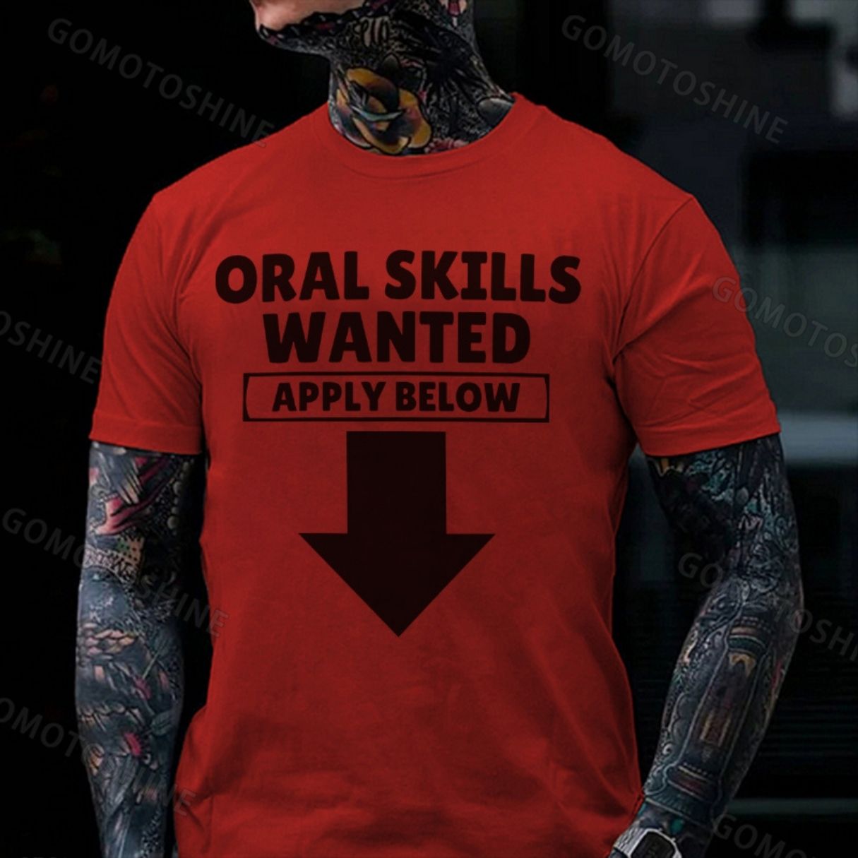 ORAL SKILLS WANTED APPLY BELOW Print Men's T-shirt