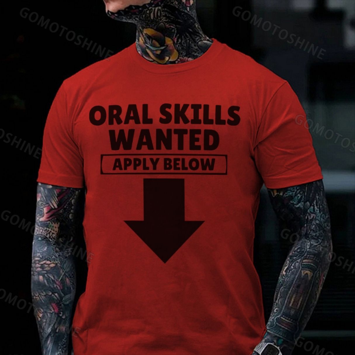 ORAL SKILLS WANTED APPLY BELOW Print Men's T-shirt
