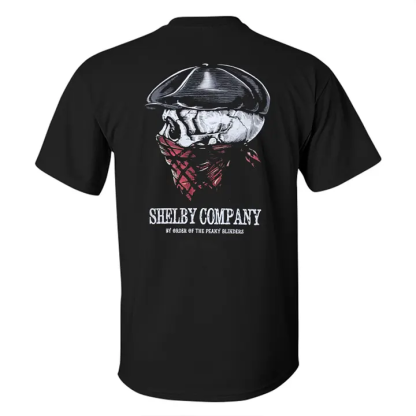 Shelby Company By Order Of The Peaky Blinders Skull Print Men's T-shirt