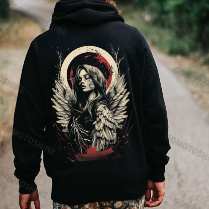Doomsday Angel Print Men's Hoodie