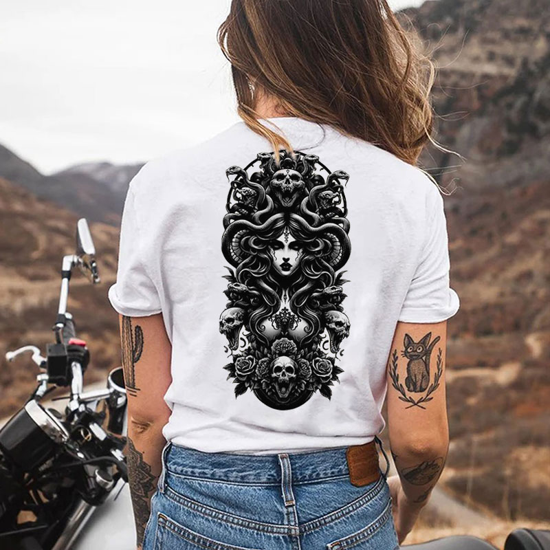MEDUSA & SKULL Print Women's T-shirt