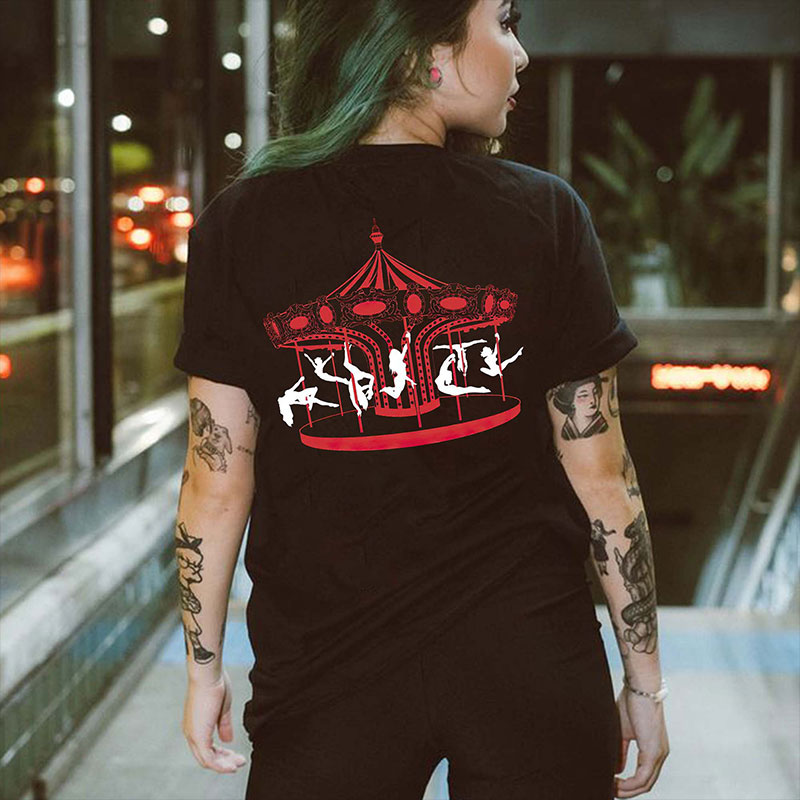 Pole Dancing Party Print Women's T-shirt