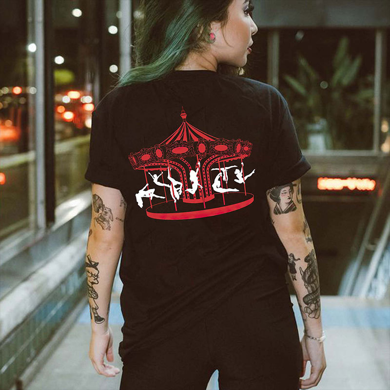 Pole Dancing Party Print Women's T-shirt