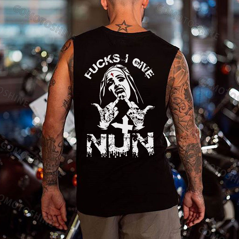 F*CKS I GIVE NUN Defiant Nun Print Men's Vest
