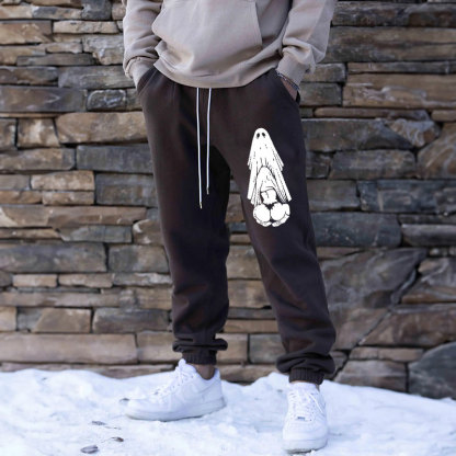 Oral Sex with Ghost Dirty Love Men's Print Sweatpants