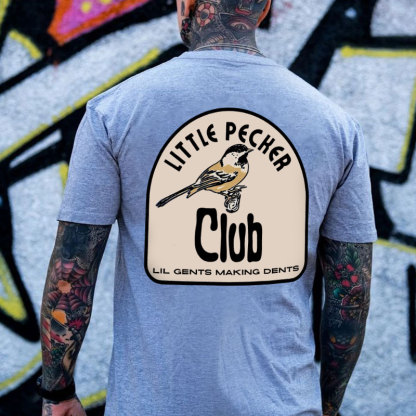 LITTLE PECKER CLUB LIL GENTS MAKING DENTS Print T-Shirt