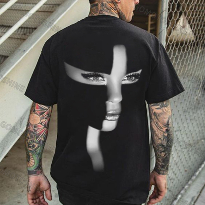 Fashion Woman Print Men's T-Shirt