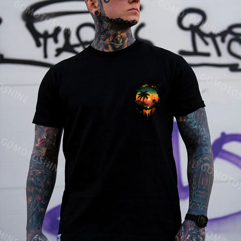 Holiday Paradise Printed Men's T-shirt