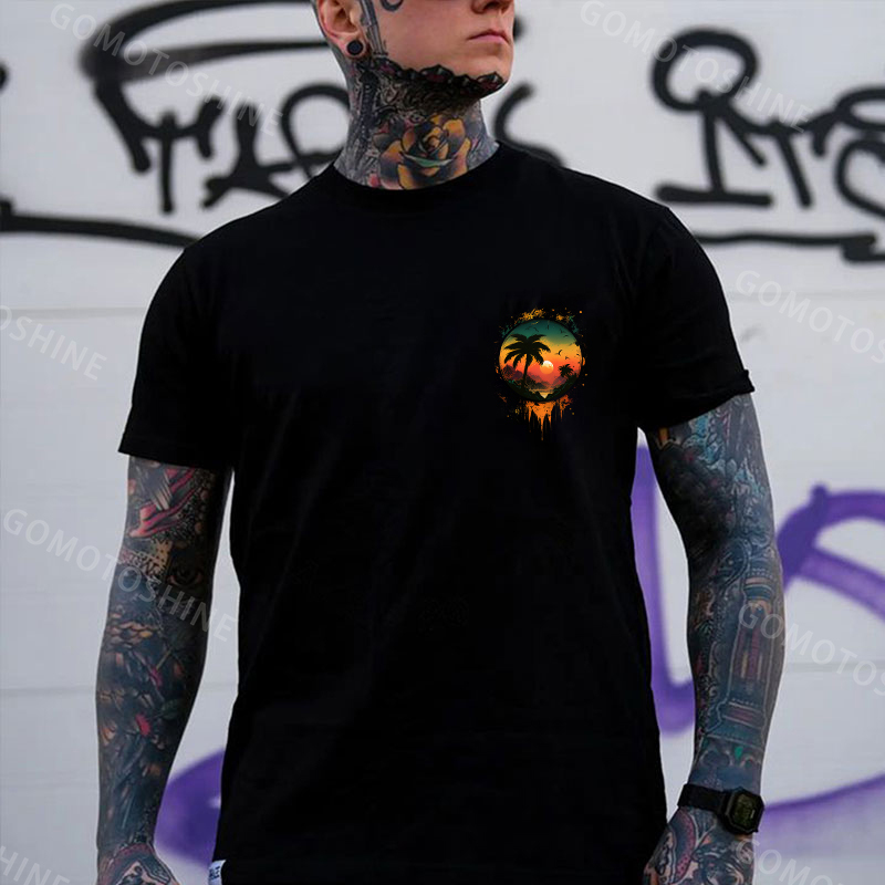Holiday Paradise Printed Men's T-shirt