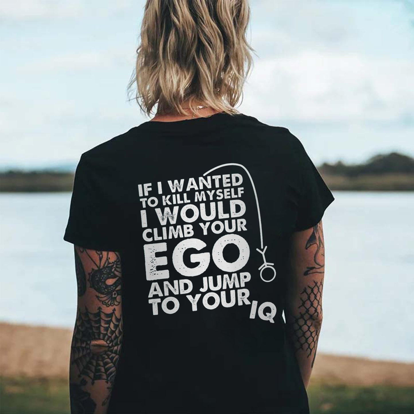 IF I WANTED TO KILL MYSELF Print Women's T-shirt