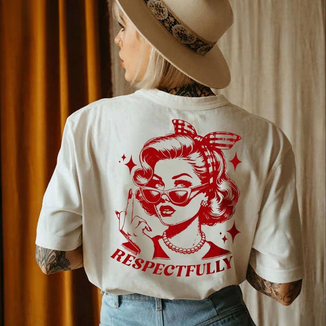 RESPECTFULLY Beauty Print Women's T-shirt