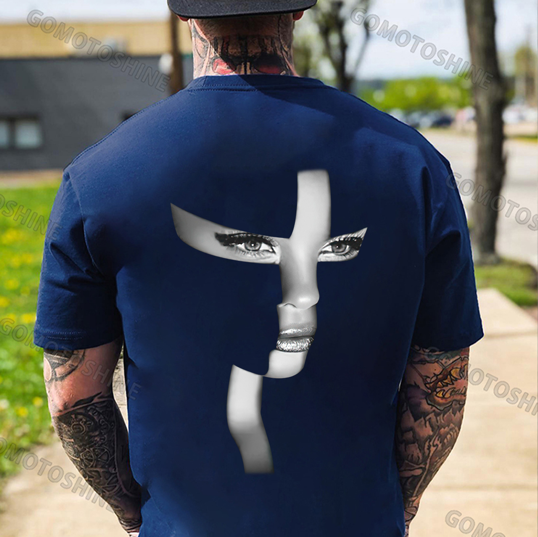 Fashion Woman Print Men's T-Shirt