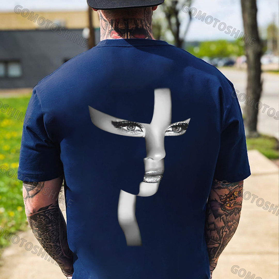 Fashion Woman Print Men's T-Shirt