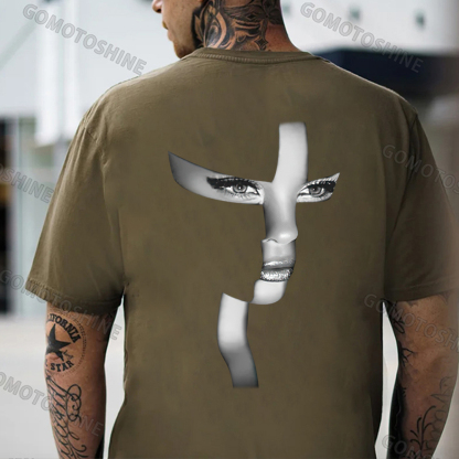 Fashion Woman Print Men's T-Shirt