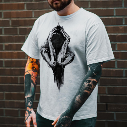 SAD GIRL Decadent Life Print T-shirt