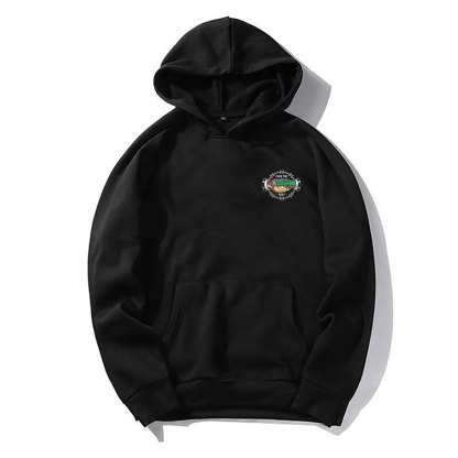 SUPPORT THOSE THAT SUPPORT YOU Hand Snake Black Print Hoodie