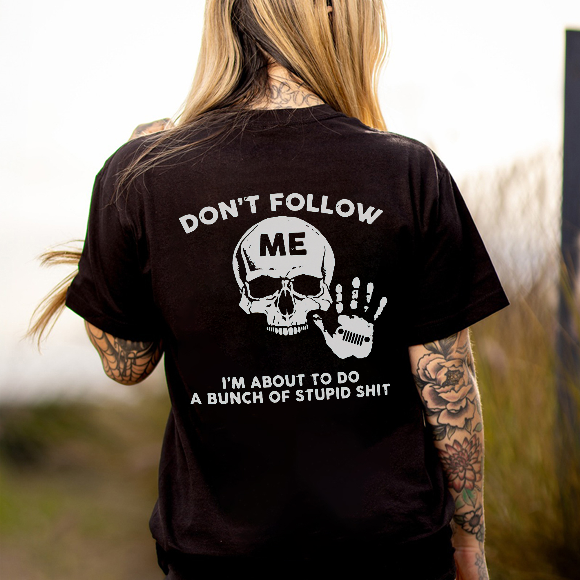 Don't Follow Me Printed Women's T-Shirt