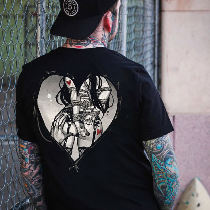 Bundle Game Black Print T-shirt