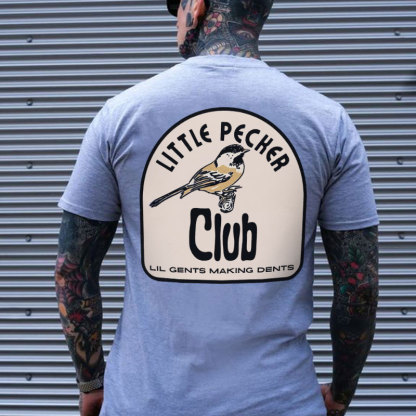 LITTLE PECKER CLUB LIL GENTS MAKING DENTS Print T-Shirt