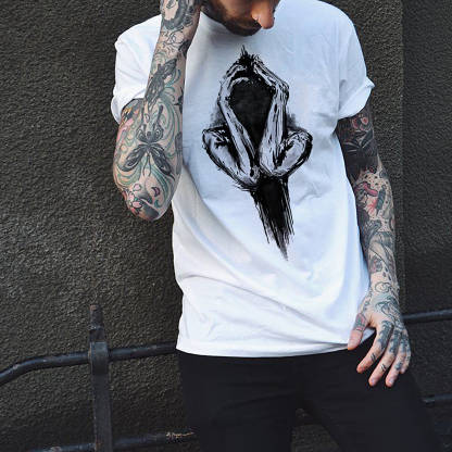 SAD GIRL Decadent Life Print T-shirt
