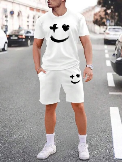Delight Emoji with Heart Printed Suit