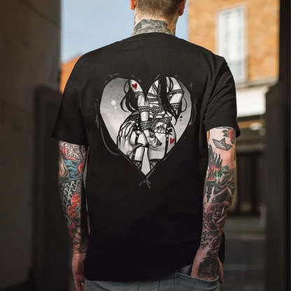 Bundle Game Black Print T-shirt