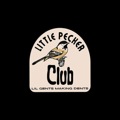 LITTLE PECKER CLUB LIL GENTS MAKING DENTS Print T-Shirt