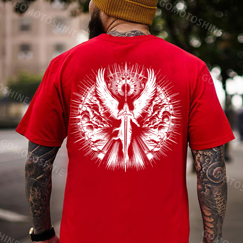 Angel Knight Print Men's T-Shirt
